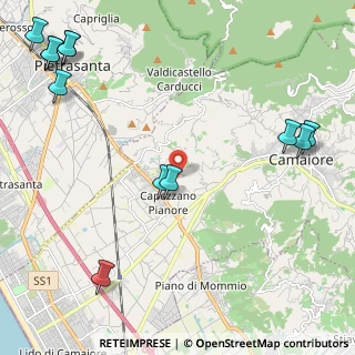 Mappa Via Selvaiana, 55041 Capezzano Pianore LU, Italia (3.2)