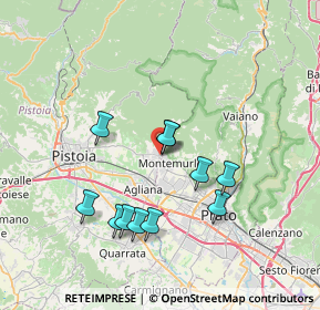 Mappa Via Nicolò Tommaseo, 51037 Montale PT, Italia (6.87545)