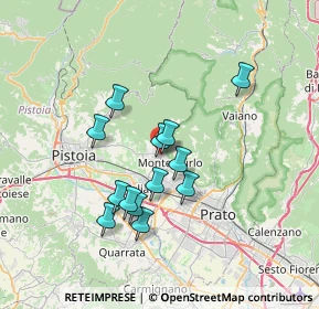 Mappa Via Nicolò Tommaseo, 51037 Montale PT, Italia (6.00769)
