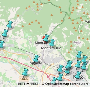 Mappa Via Nicolò Tommaseo, 51037 Montale PT, Italia (6.3835)