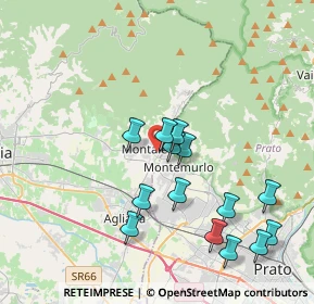 Mappa Via Nicolò Tommaseo, 51037 Montale PT, Italia (3.94286)