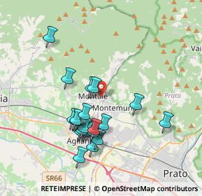 Mappa Via Nicolò Tommaseo, 51037 Montale PT, Italia (3.6055)