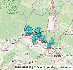 Mappa Via Nicolò Tommaseo, 51037 Montale PT, Italia (7.58933)