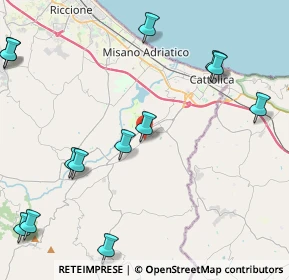 Mappa Via Pianventena, 47842 San Giovanni In Marignano RN, Italia (5.73077)