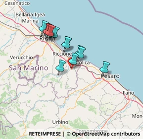 Mappa Via Pianventena, 47842 San Giovanni In Marignano RN, Italia (11.45692)