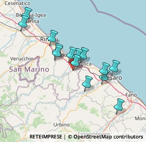 Mappa Via Pianventena, 47842 San Giovanni In Marignano RN, Italia (13.13929)