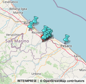 Mappa Via Pianventena, 47842 San Giovanni In Marignano RN, Italia (6.10727)