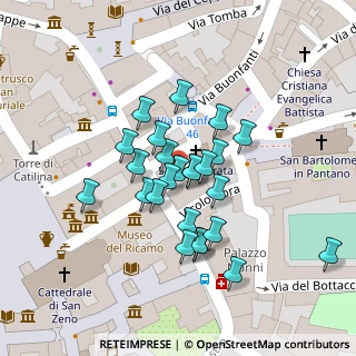 Mappa Via San Bartolomeo, 51100 Pistoia PT, Italia (0.032)
