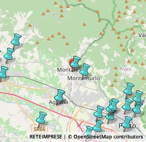 Mappa Via Renato Fucini, 51037 Montale PT, Italia (6.389)