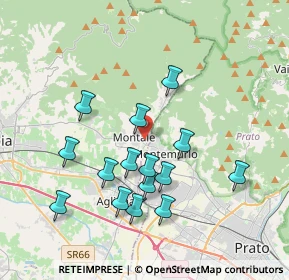 Mappa Via Renato Fucini, 51037 Montale PT, Italia (3.68333)