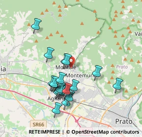 Mappa Via Renato Fucini, 51037 Montale PT, Italia (3.5755)