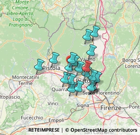 Mappa Via Giovanni Boccaccio, 51037 Montale PT, Italia (10.37)
