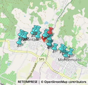 Mappa Via Renato Fucini, 51037 Montale PT, Italia (0.6895)