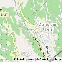 Hartă Diano San Pietro