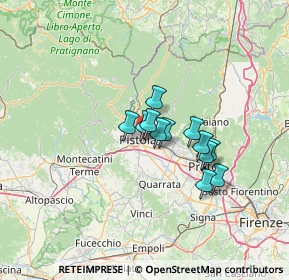 Mappa Via Sant'Agostino, 51100 Pistoia PT, Italia (8.92583)