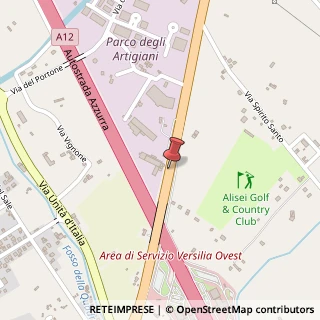 Mappa Via Aurelia, Km364.800, 55045 Pietrasanta, Lucca (Toscana)