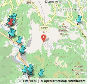 Mappa Località Merea, 18013 Diano Arentino IM, Italia (1.5985)