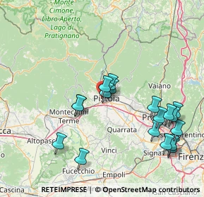 Mappa Via Nuova, 51100 Pistoia PT, Italia (16.91222)