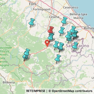 Mappa Via Montepetra-Nazionale, 47030 Sogliano al Rubicone FC, Italia (14.9915)