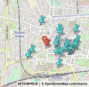Mappa Via Guglielmo Oberdan, 51100 Pistoia PT, Italia (0.4795)