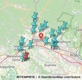 Mappa Via Luigi Galvani 15 Piano Terra, 51100 Pistoia PT, Italia (6.605)