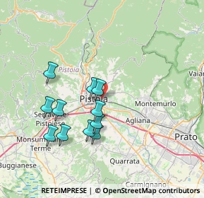 Mappa Via Luigi Galvani 15 Piano Terra, 51100 Pistoia PT, Italia (6.81364)