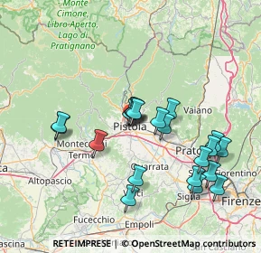 Mappa Via della Torre, 51100 Pistoia PT, Italia (14.7145)