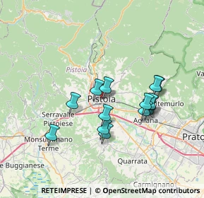 Mappa Via della Torre, 51100 Pistoia PT, Italia (6.33286)