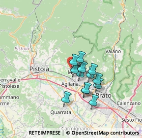 Mappa Via Aldo Moro, 51037 Montale PT, Italia (5.14846)