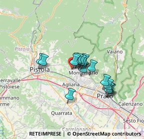Mappa Via Aldo Moro, 51037 Montale PT, Italia (5.15563)