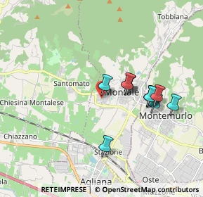 Mappa Via Aldo Moro, 51037 Montale PT, Italia (1.59545)