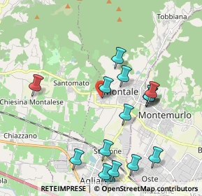 Mappa Via Aldo Moro, 51037 Montale PT, Italia (2.27688)