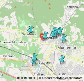 Mappa Via Aldo Moro, 51037 Montale PT, Italia (1.55)