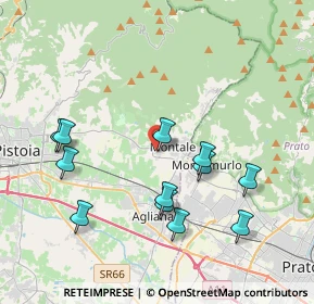 Mappa Via Aldo Moro, 51037 Montale PT, Italia (4.07417)