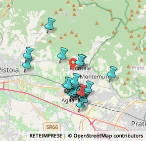 Mappa Via Aldo Moro, 51037 Montale PT, Italia (3.2095)