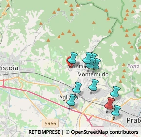 Mappa Via Aldo Moro, 51037 Montale PT, Italia (3.66182)