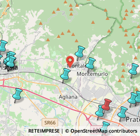 Mappa Via Aldo Moro, 51037 Montale PT, Italia (6.6645)