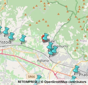 Mappa Via Aldo Moro, 51037 Montale PT, Italia (5.66083)