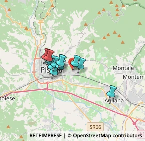 Mappa Via Aristide Gabelli, 51100 Pistoia PT, Italia (2.2325)