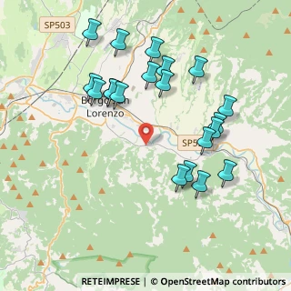 Mappa Via Sagginalese, 50032 Borgo San Lorenzo FI, Italia (4.13)