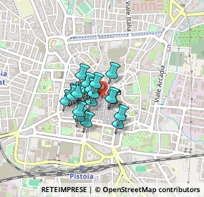 Mappa Via del Cacio, 51100 Pistoia PT, Italia (0.2445)