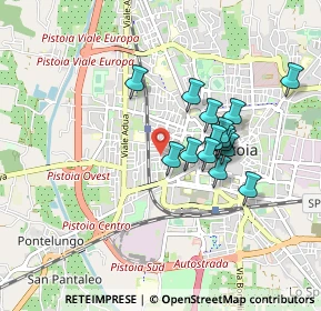Mappa Via Giuseppe Mazzini, 51100 Pistoia PT, Italia (0.75267)