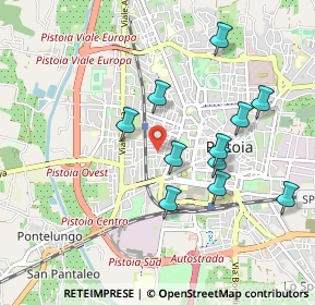 Mappa Via Francesco Franchini, 51100 Pistoia PT, Italia (0.92)