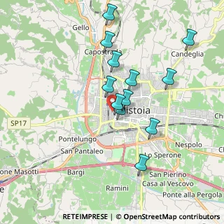 Mappa Via Giuseppe Mazzini, 51100 Pistoia PT, Italia (1.69917)