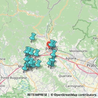 Mappa Via Giuseppe Mazzini, 51100 Pistoia PT, Italia (7.65737)