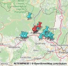 Mappa Via Giuseppe Mazzini, 51100 Pistoia PT, Italia (9.33929)