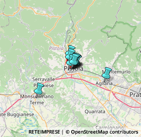 Mappa Viale Petrocchi Policarpo, 51100 Pistoia PT, Italia (2.32)