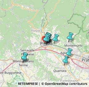 Mappa Viale Petrocchi Policarpo, 51100 Pistoia PT, Italia (4.41077)