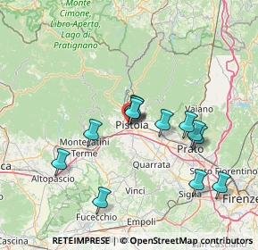 Mappa Viale Petrocchi Policarpo, 51100 Pistoia PT, Italia (13.88333)