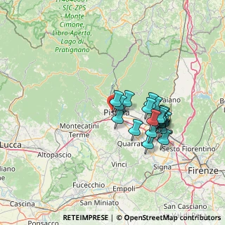 Mappa Via Arturo Toscanini, 51100 Pistoia PT, Italia (12.01)